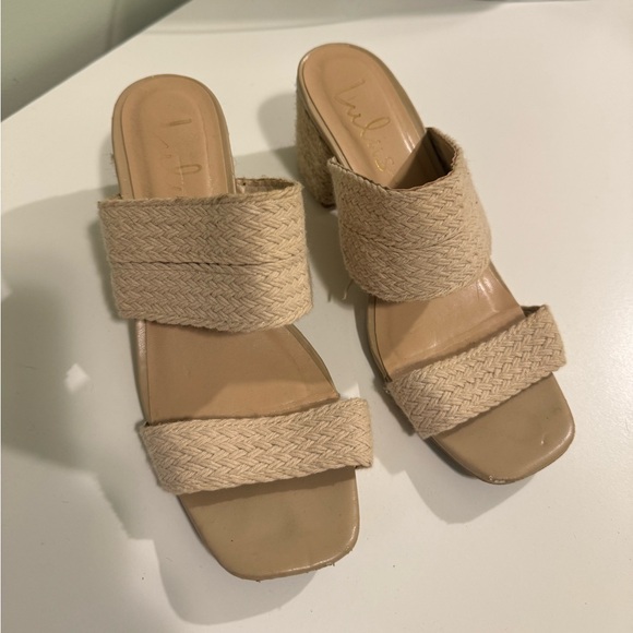 Lulu's Alexis Beige Espadrille High Heel Sandals - Picture 5 of 8